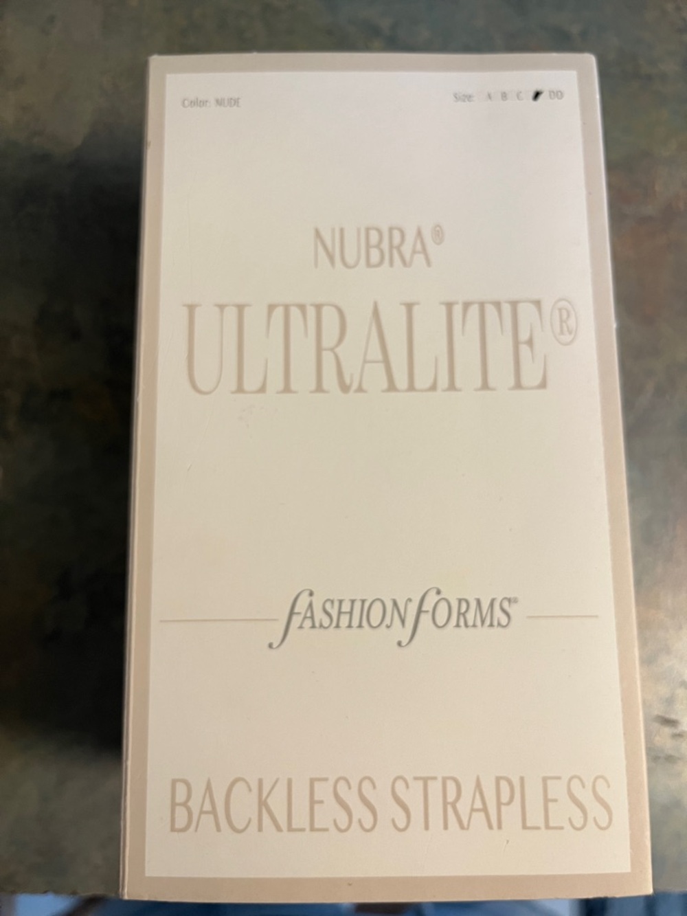 NuBra Ultralite Backless Strapless Adhesive Bra - Nude